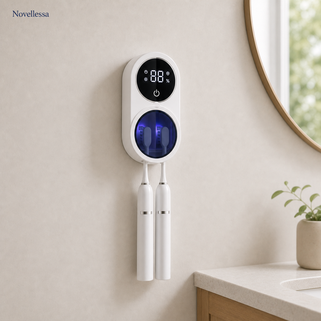 Novellessa Wall-Mounted UV Toothbrush Sterilizer