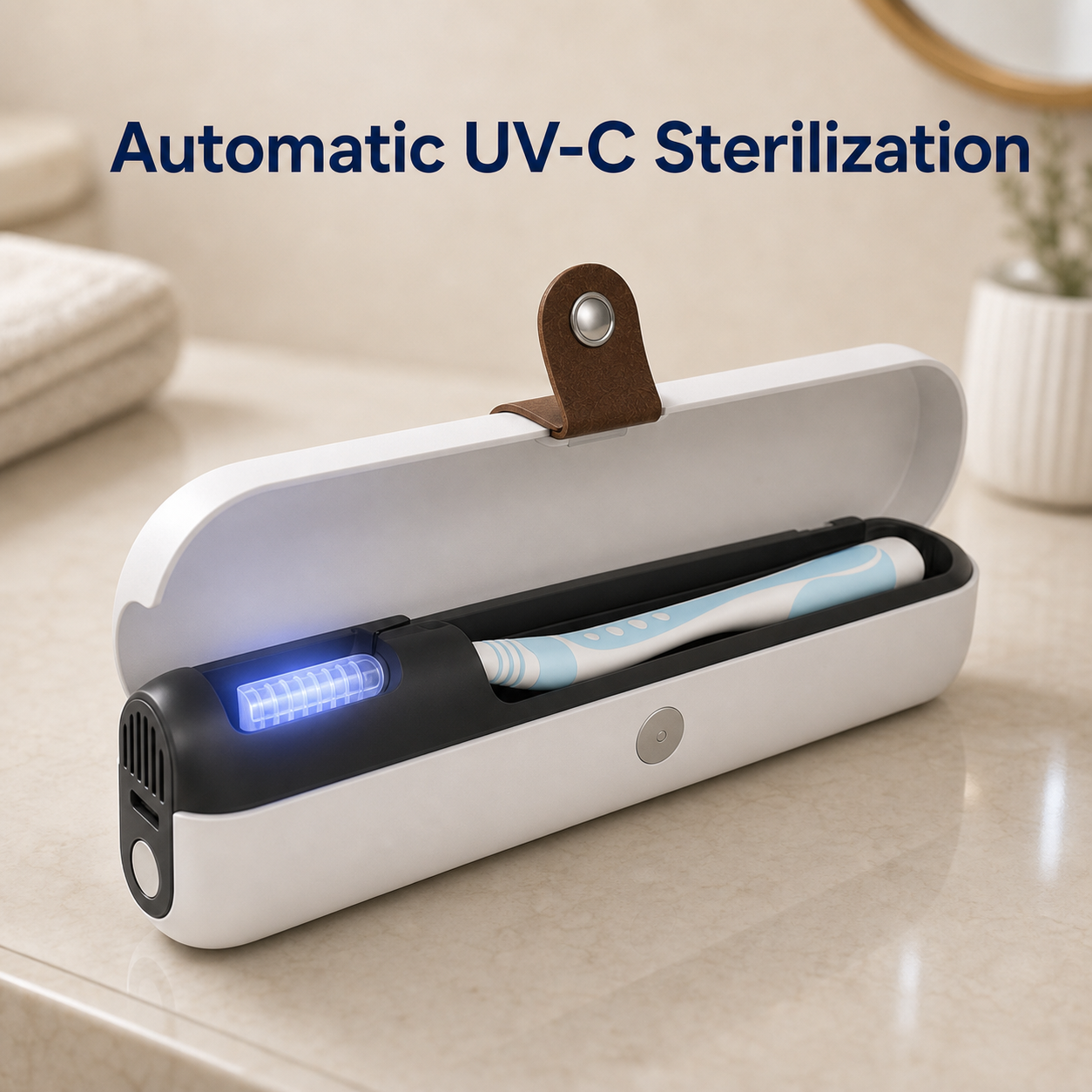 Novellessa Portable UV-C Toothbrush Sterilizer