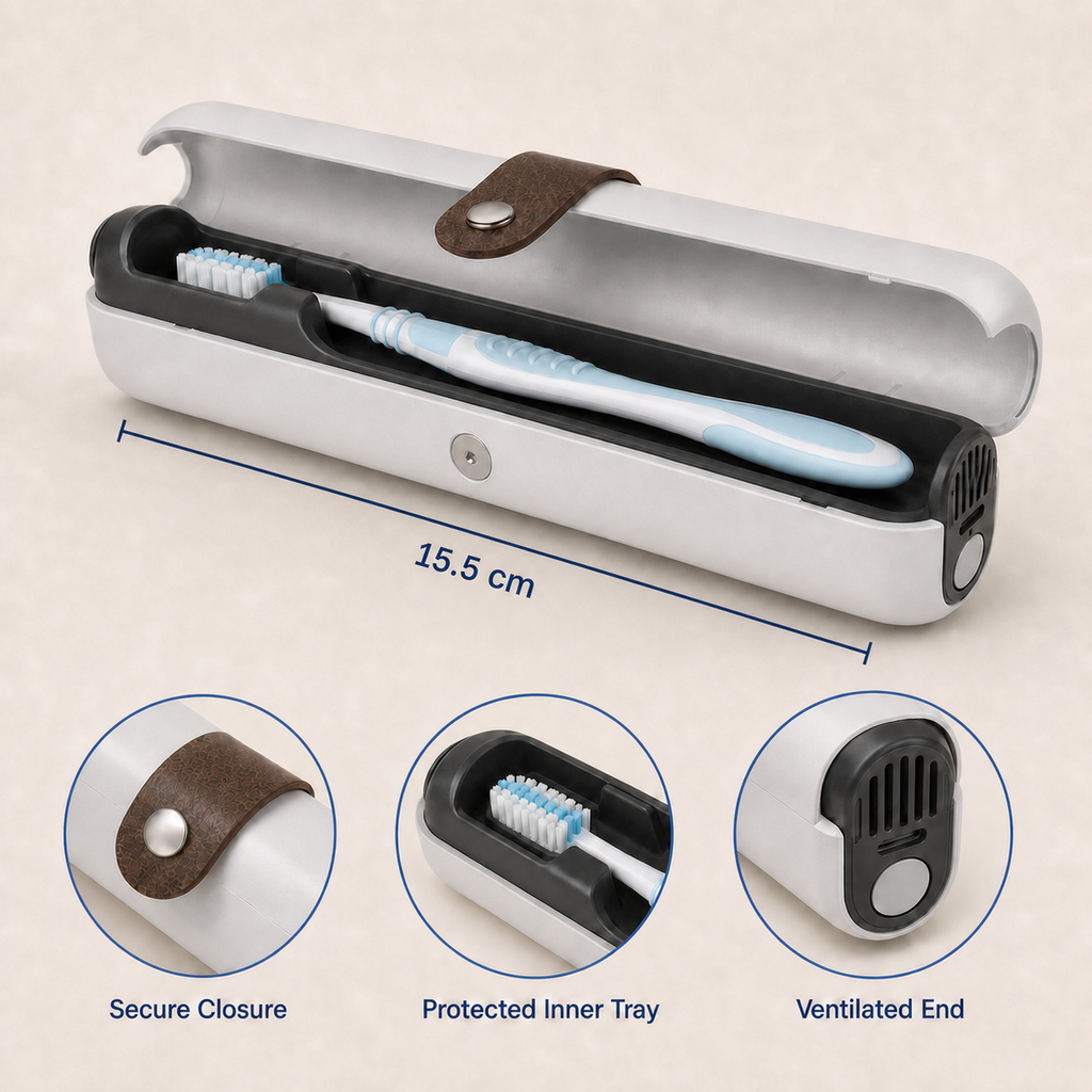 Novellessa Portable UV-C Toothbrush Sterilizer